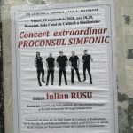 Proconsul și Filarmonica Botoșani, la Botoșani, pe 18 septembrie